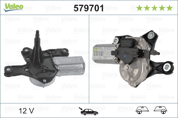 Двигатель стеклоочистителя - 579701 VALEO